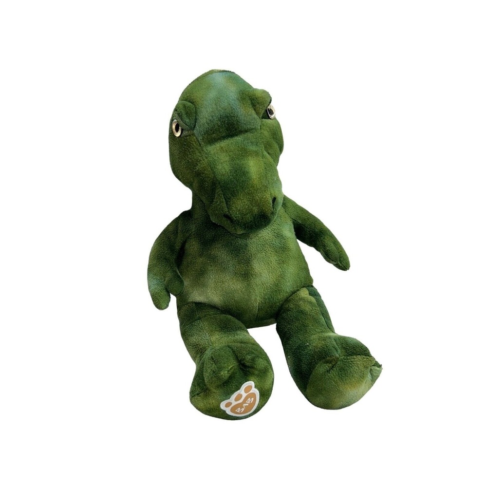 Build-A-Bear Workshop Green T-Rex Dinosaur 16"‎ Plush Puppet BABW